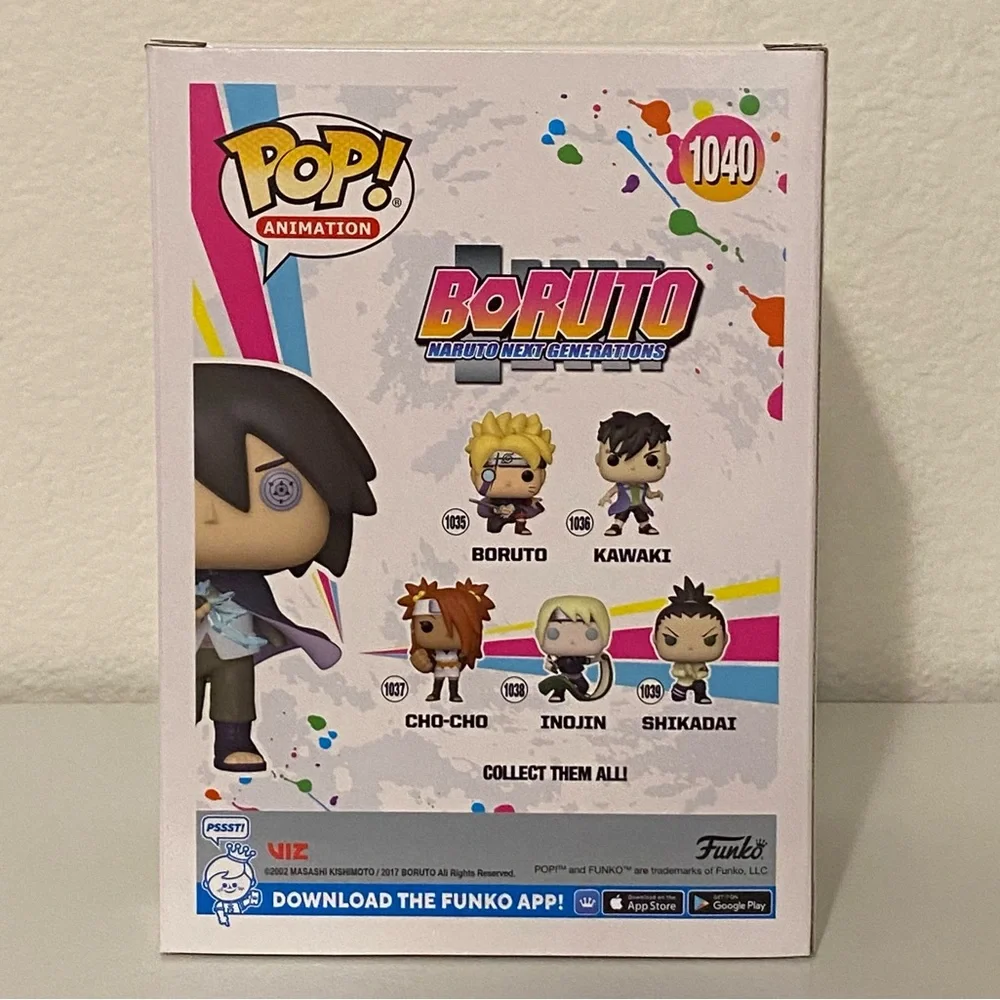 Chalice Exclusive Boruto Naruto Next Generations Sasuke Funko Pop! Figure [1040] - Picture 4 of 7